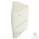 Caixa de Sobrepor CFTV Triangular Branca 8,5x8,5x4,5cm