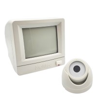 Kit Vigilância Branco com Monitor 6 Polegadas e Câmera 