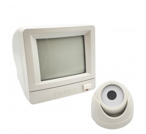 Kit Vigilância Branco com Monitor 6 Polegadas e Câmera 